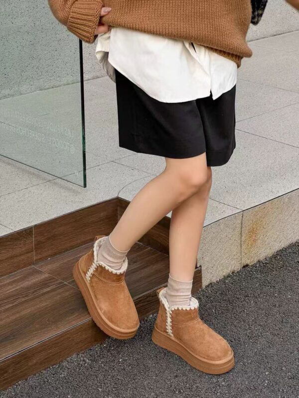 Women's Super Shorty Deco Multiple Colors | Women's Ankle Boot | Women's Slip On Boot | Comfortable Winter Boot - Image 4
