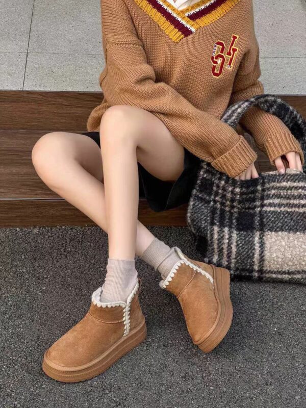 Women's Super Shorty Deco Multiple Colors | Women's Ankle Boot | Women's Slip On Boot | Comfortable Winter Boot - Image 5