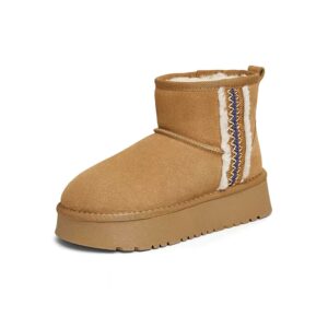 New Fashion Snow Boots Furry Boots Women's Warm Boots Outdoor Winter Boots Su Boots Anti-Slip Women's Shoes Anti-Slip Chinese Style